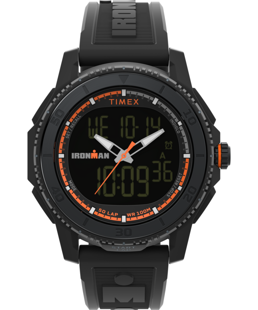 TIMEX® IRONMAN® Adrenaline Ana-digi 46.5mm PU Strap Watch