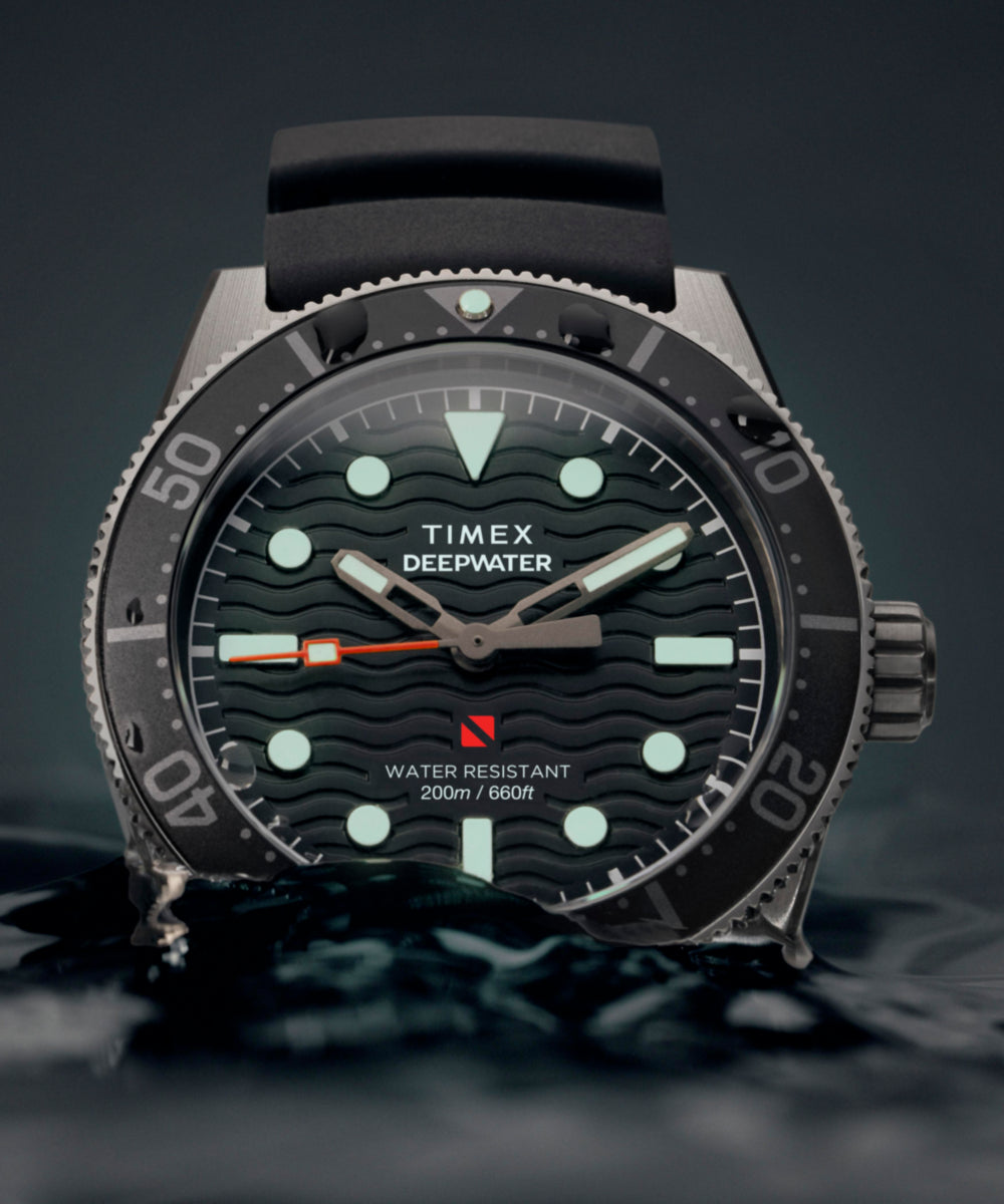 Deepwater Reef 200 41mm Synthetic Rubber Strap Watch