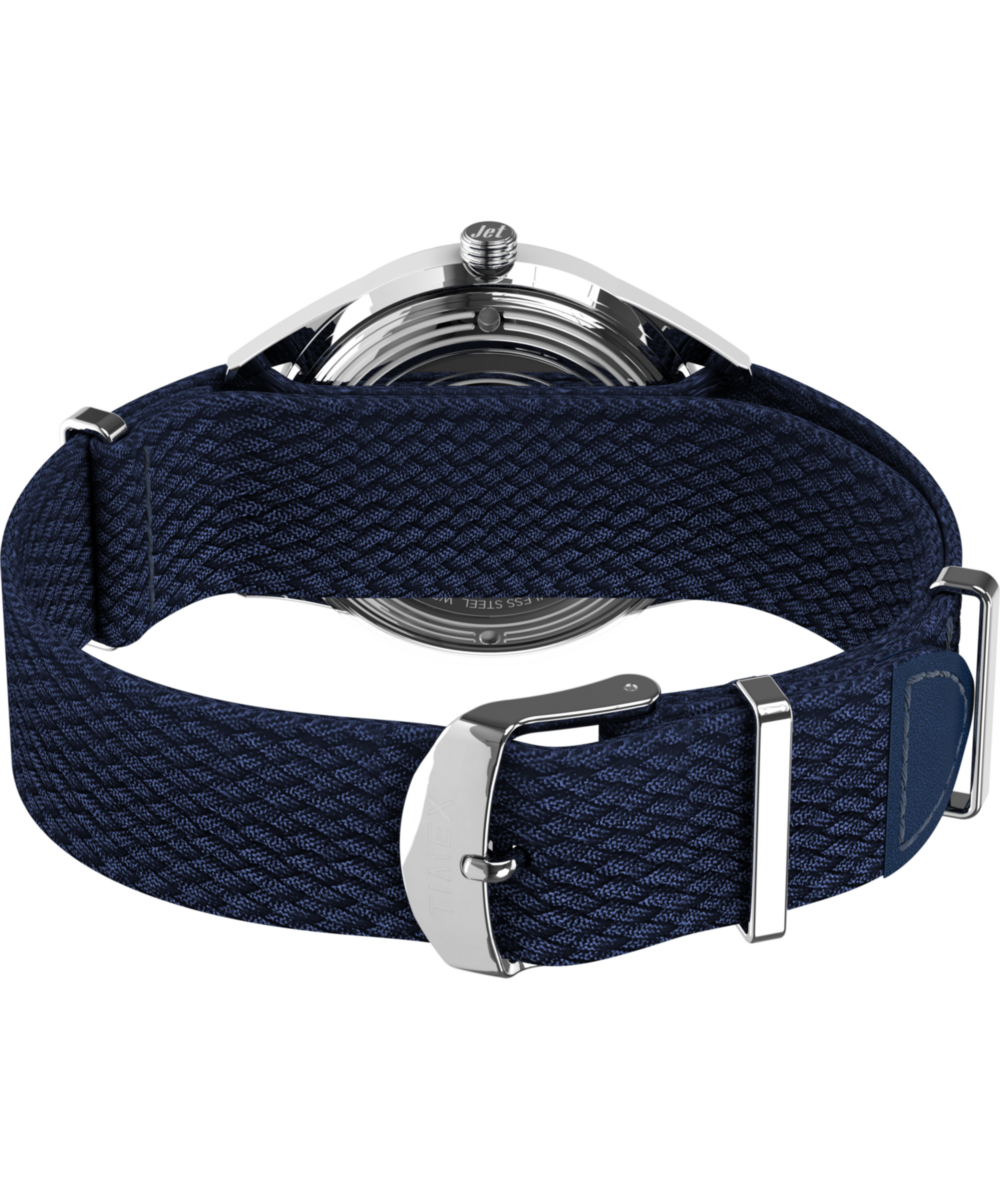 Marlin® Jet Automatic 38mm Fabric Strap Watch