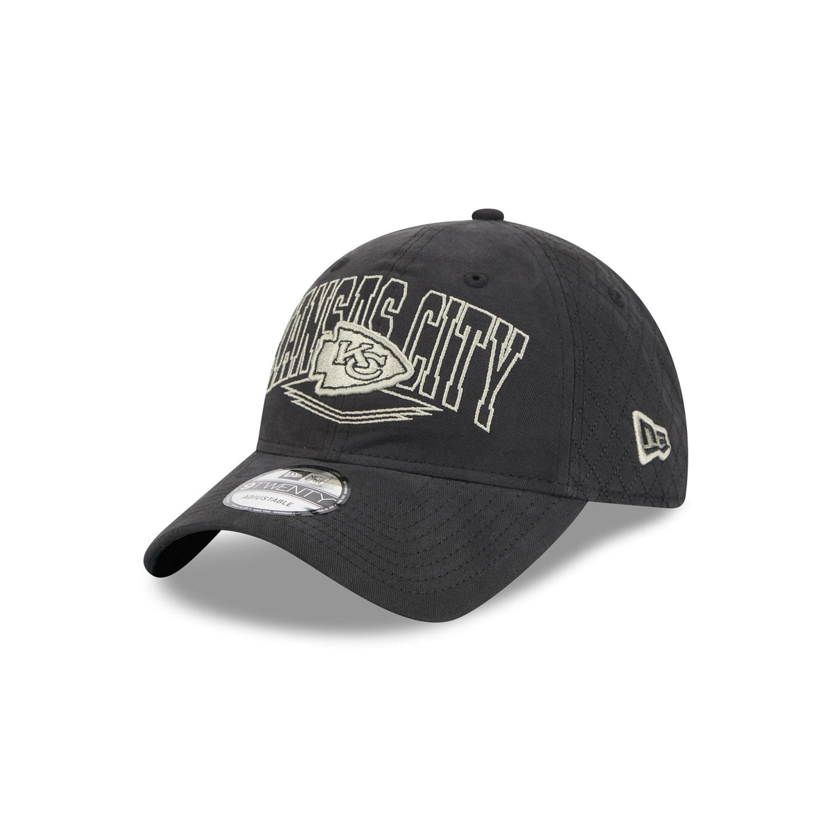 Kansas City Chiefs Quilted Wordmark 9TWENTY Adjustable Hat