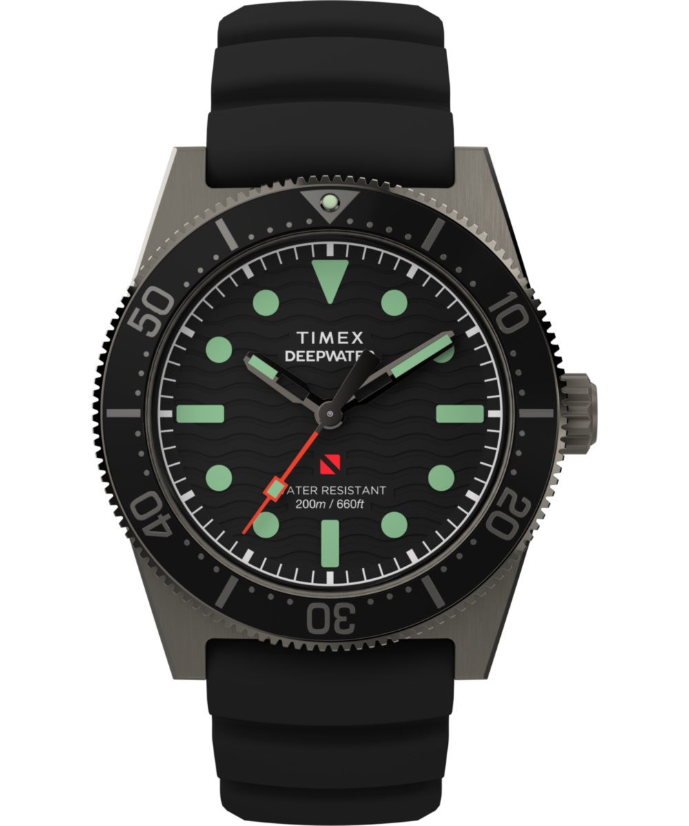 Deepwater Reef 200 41mm Synthetic Rubber Strap Watch   