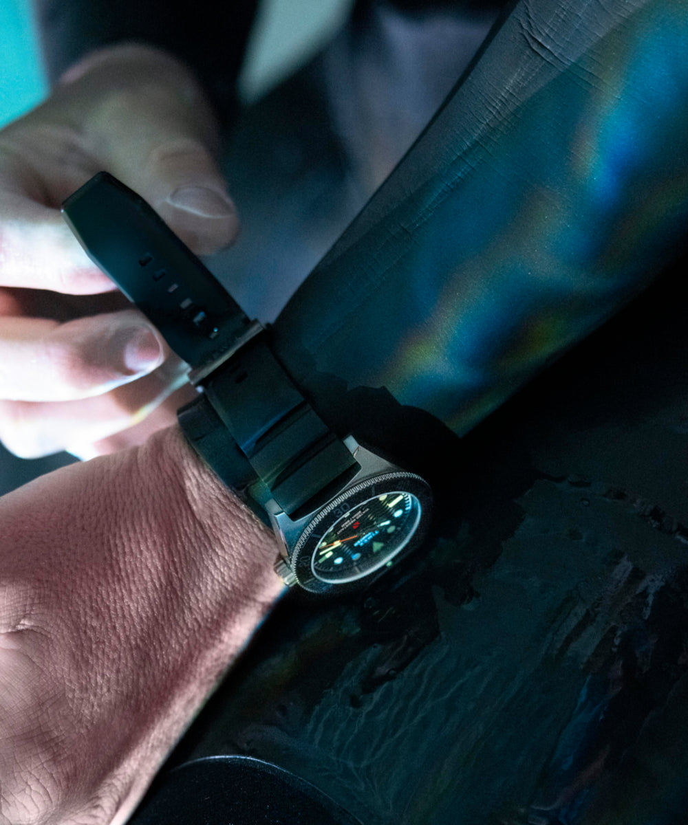 Deepwater Reef 200 41mm Synthetic Rubber Strap Watch   