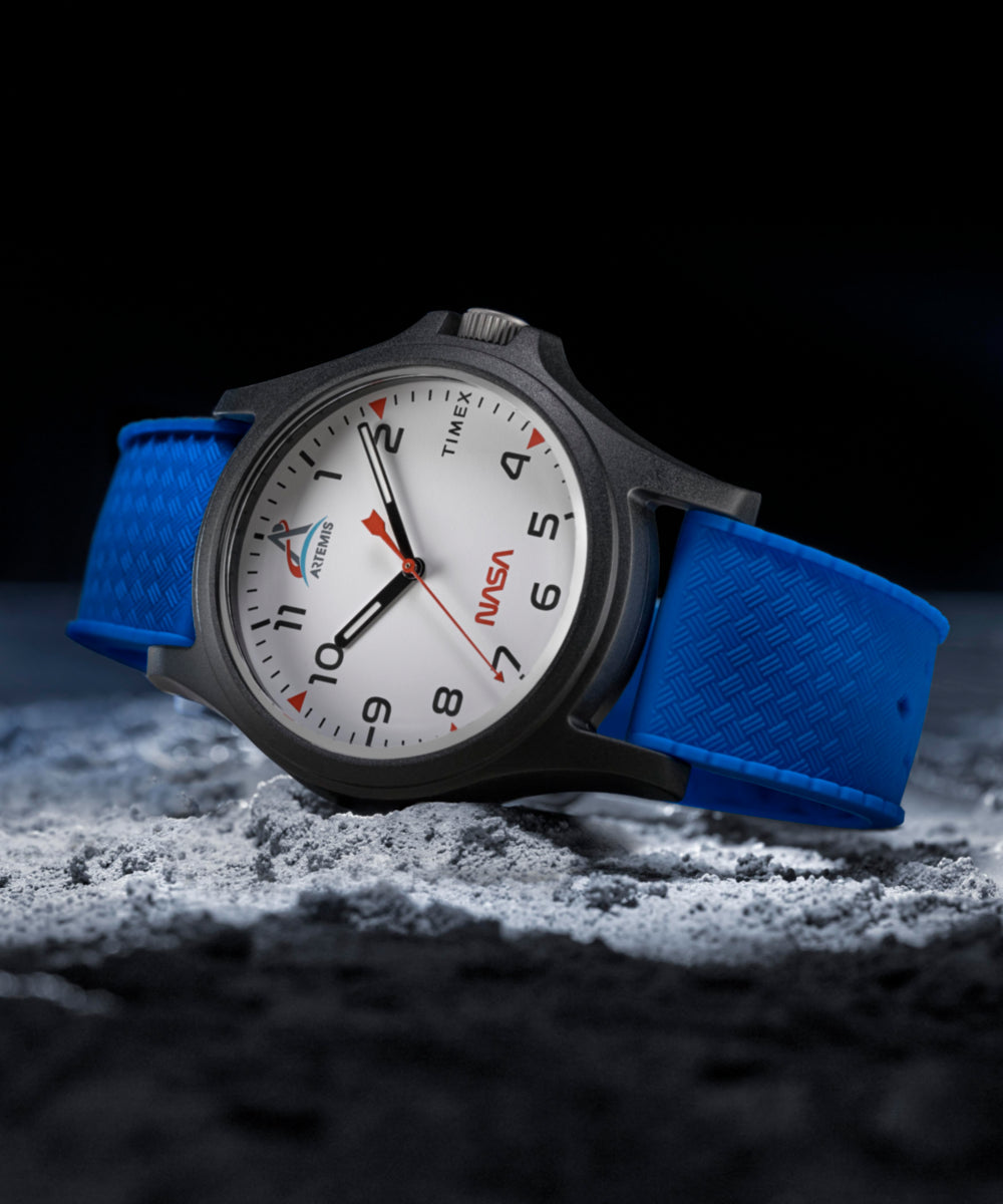Timex Main Street NASA Artemis 40mm Silicone Strap Watch